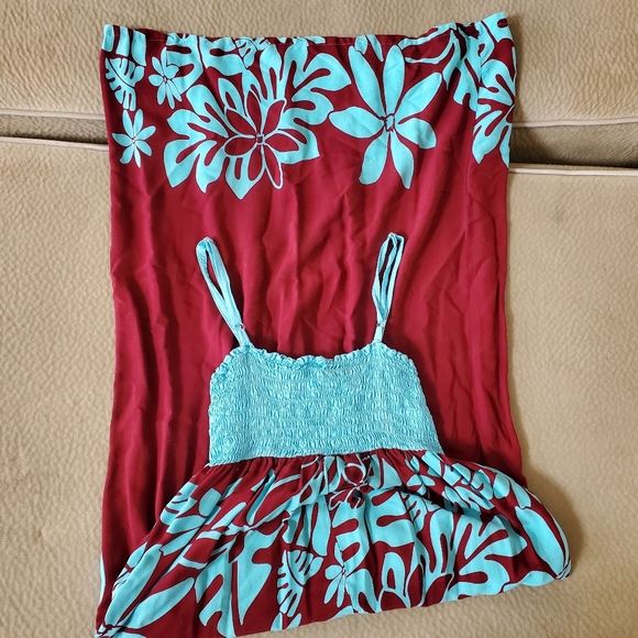 Hawaiian maxi dress Hula Bay - Picture 4 of 5